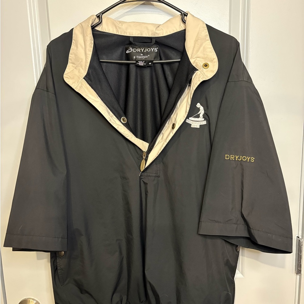Pinehurst 1895 DryJoys by FOOTJOY Zip/ButtonUp Golf Performance Weather Pullover